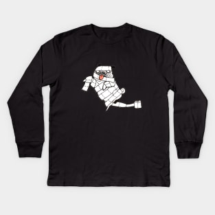 Toilet mummy Kids Long Sleeve T-Shirt